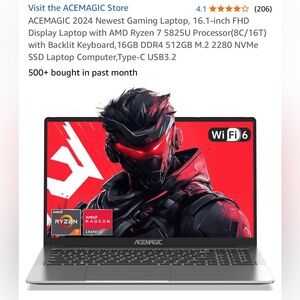 Brand new! Acemagic 2024 Gaming Laptop